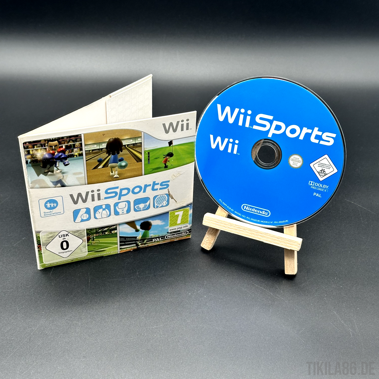 Wii - Wii Sports / Pappschuber / Nintendo Wii / 2006 / TOP - Disc poliert ✅