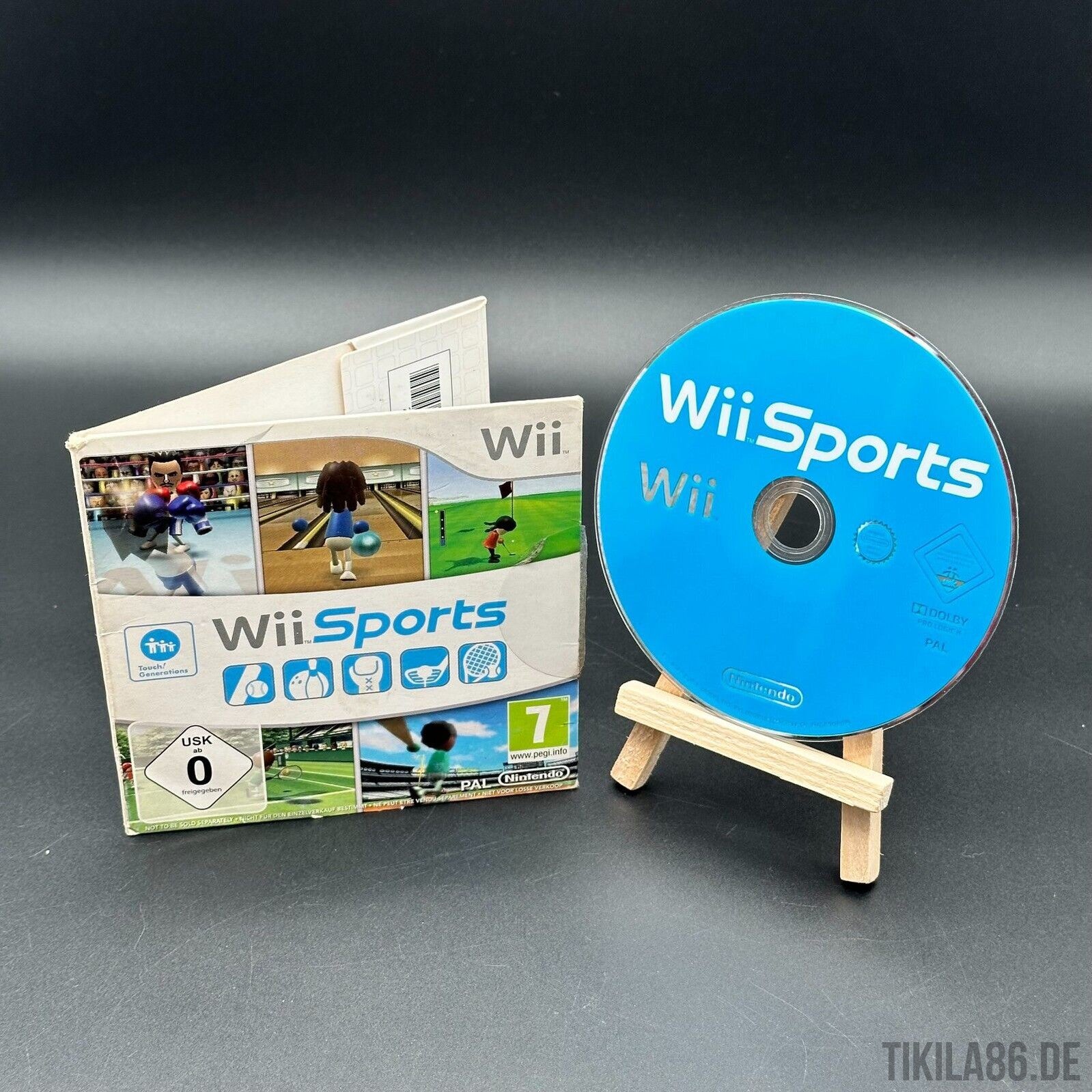 Wii - Wii Sports / Pappschuber / Nintendo Wii / 2006 / TOP - Disc poliert ✅