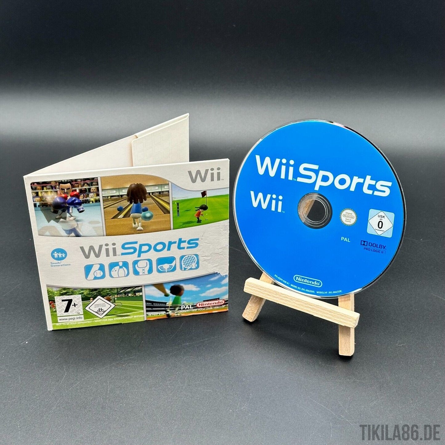 Wii - Wii Sports / Pappschuber / Nintendo Wii / 2006 / TOP - Disc poliert ✅